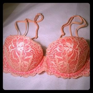 PINK Victoria's Secret Date Push-up Bra 32C